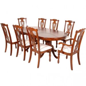 Juego de comedor de 8 sillas
